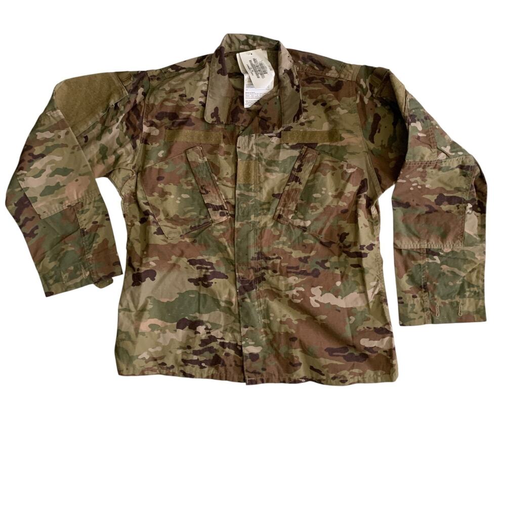 Army Combat Uniform Coat Men's Size M Reg Full Zip Blouse Shirt Coat Brand New - Picture 3 of 16